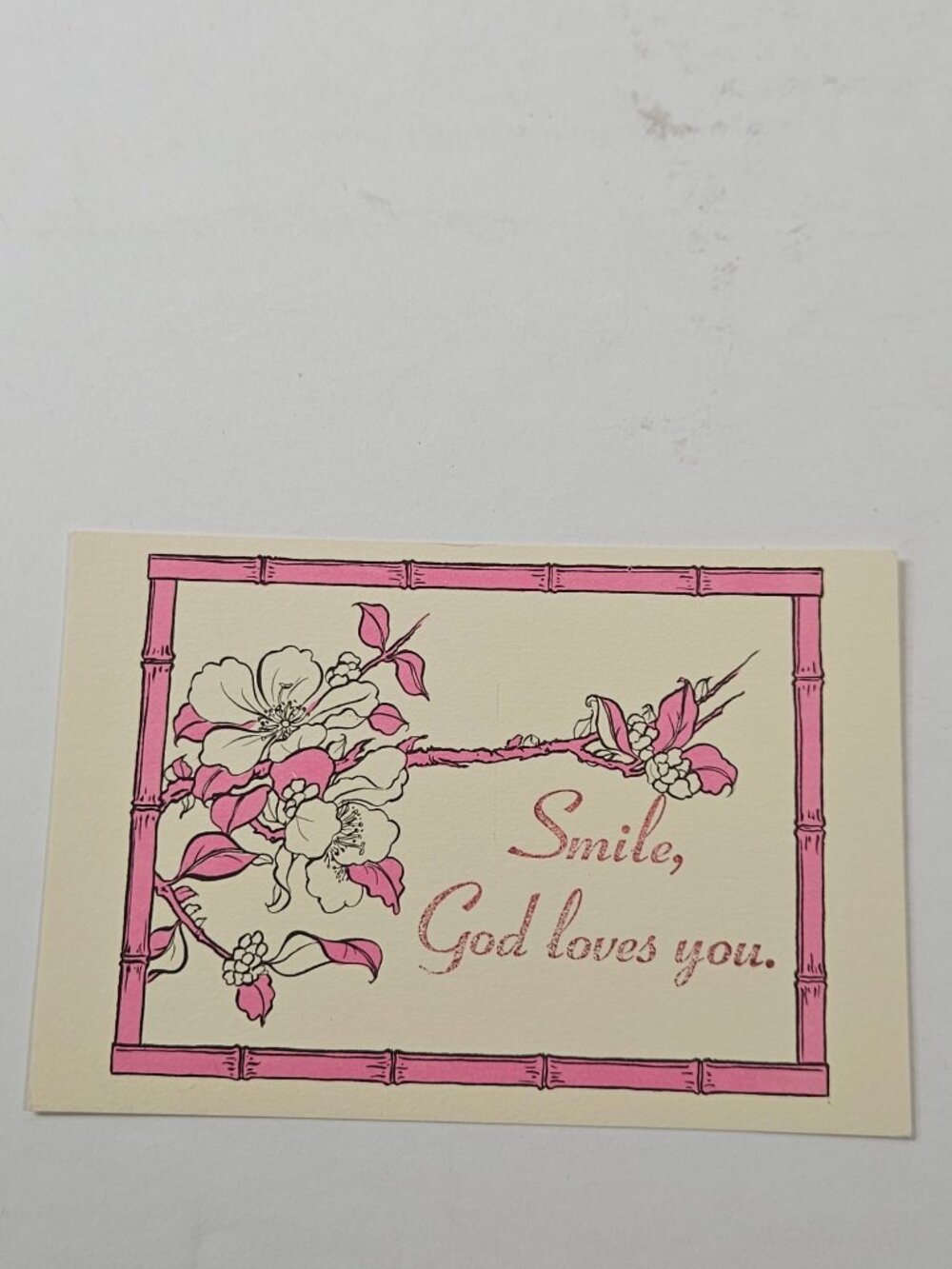 Smile God Loves You Postcard